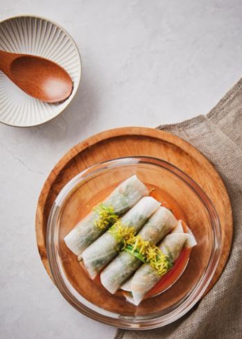 참나물무말이 물김치