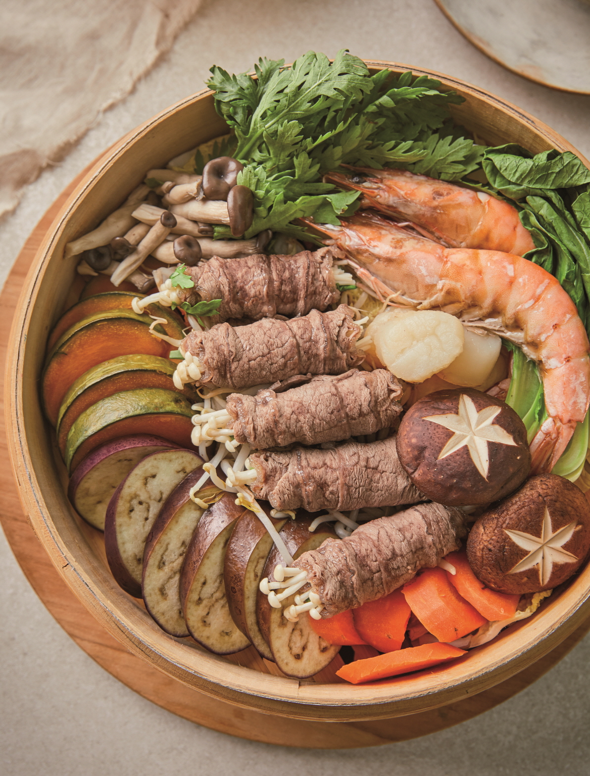 소고기찜과 검은콩수제비