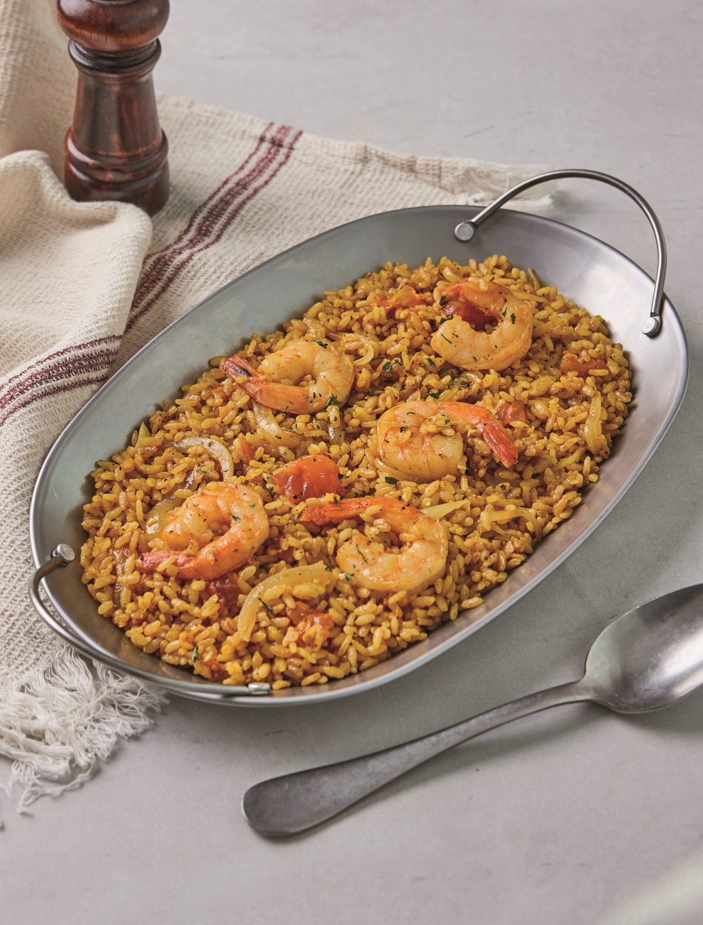 새우 카레 빠에야