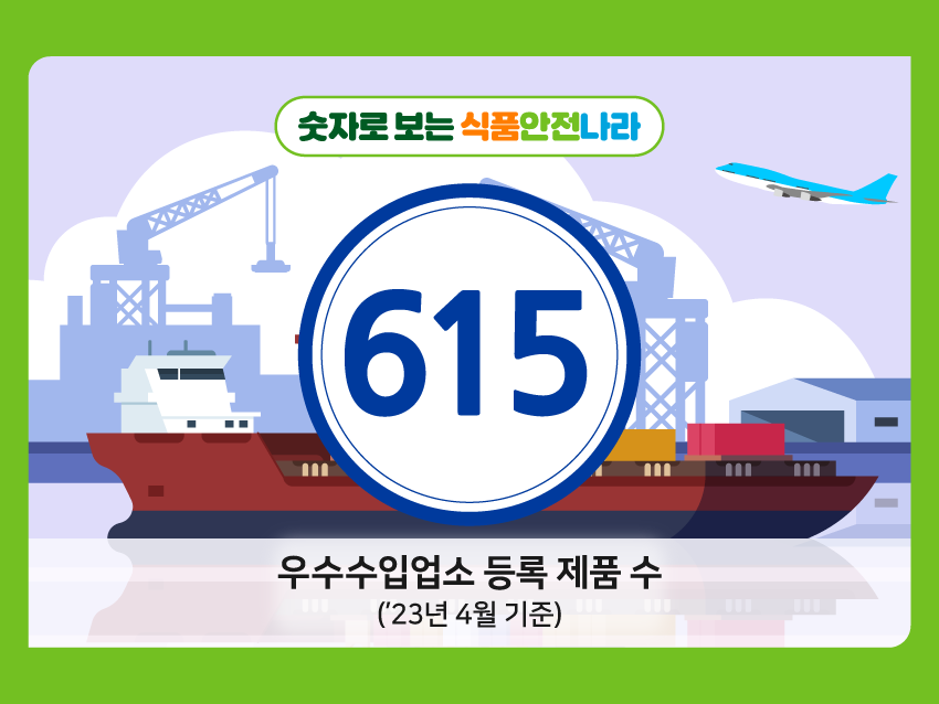 [숫자로 보는 식품안전나라]우수수입업소 등록 제품 수