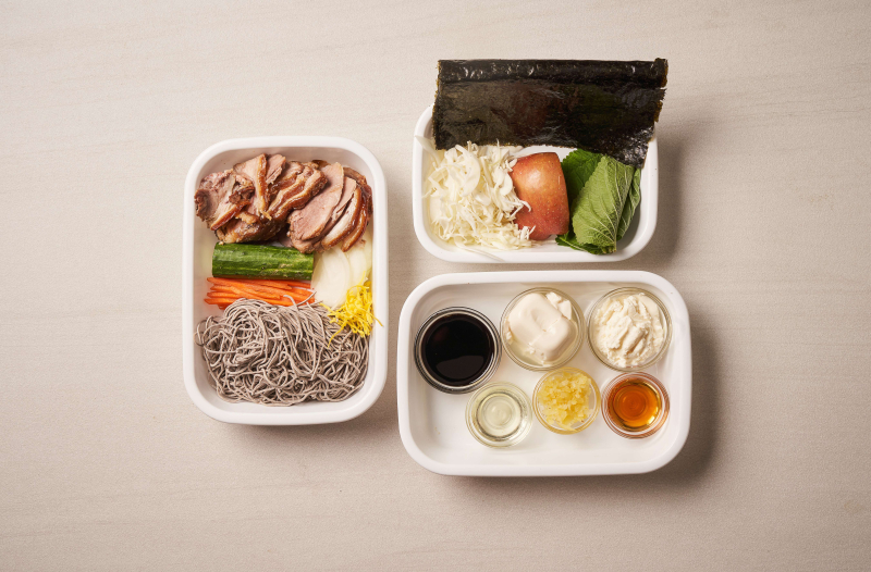 [레시피] '두부샐러드 메밀김밥' 만들기