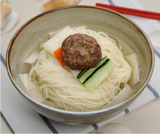 [레시피] '떡갈비통치미국수' 만들기